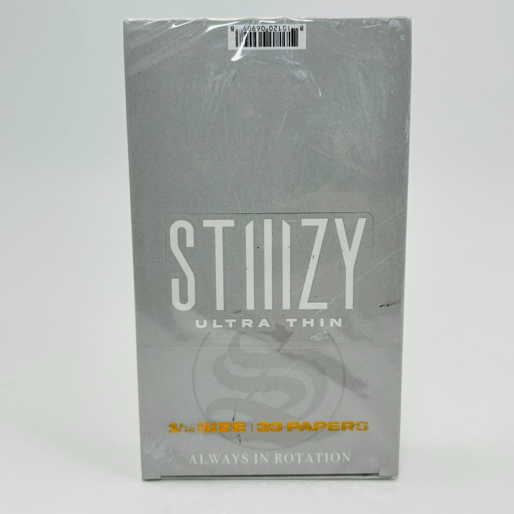 Stiiizy 1.25 Size Premium Rolling Papers - 33 Papers Per Pack - 25 Packs Per Box