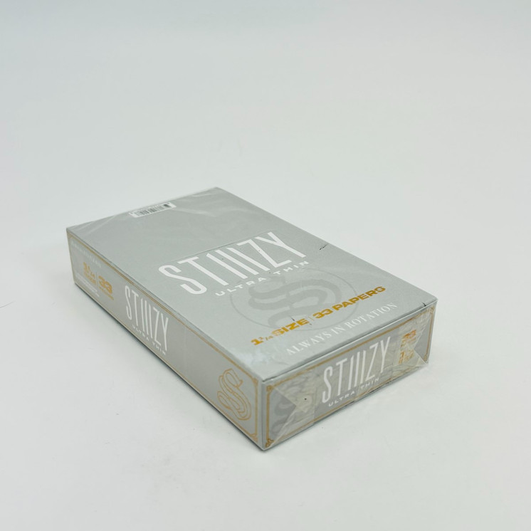 Stiiizy 1.25 Size Premium Rolling Papers - 33 Papers Per Pack - 25 Packs Per Box