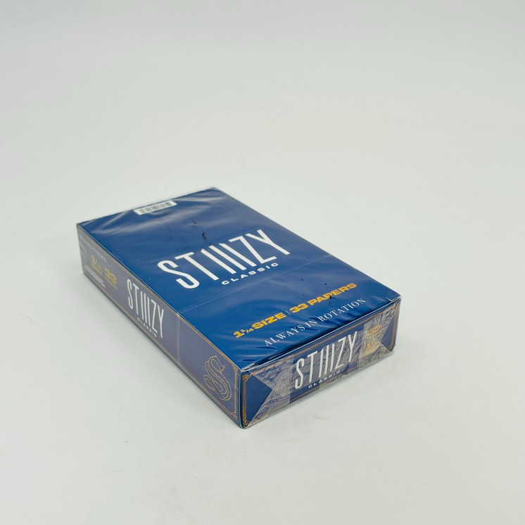 Stiiizy 1.25 Size Premium Rolling Papers - 33 Papers Per Pack - 25 Packs Per Box