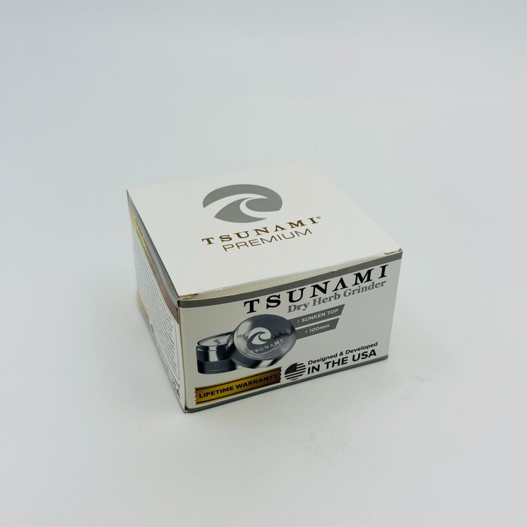 Tsunami Dry Herb Grinder - 100 mm - 4 Parts