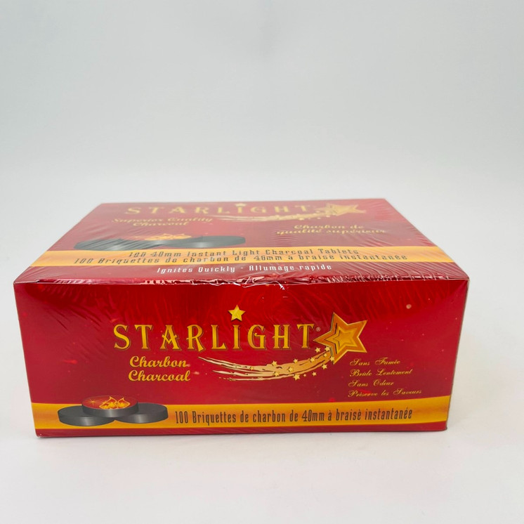 Starlight Charcoal - Instant Light Tablets - 100 Counts Per Box