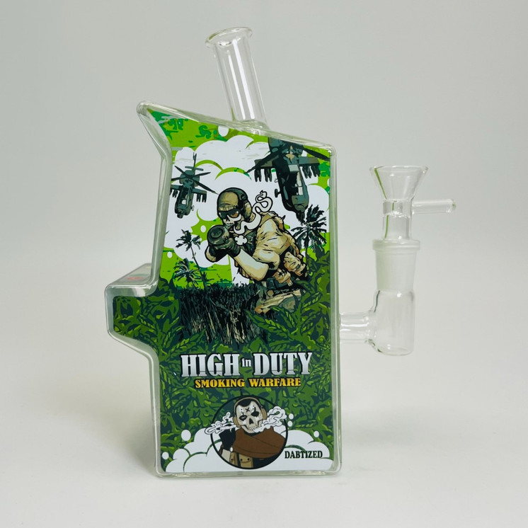 Dabtized Arcloudz Arcade Game Waterpipe with LED Light - 8 Inch