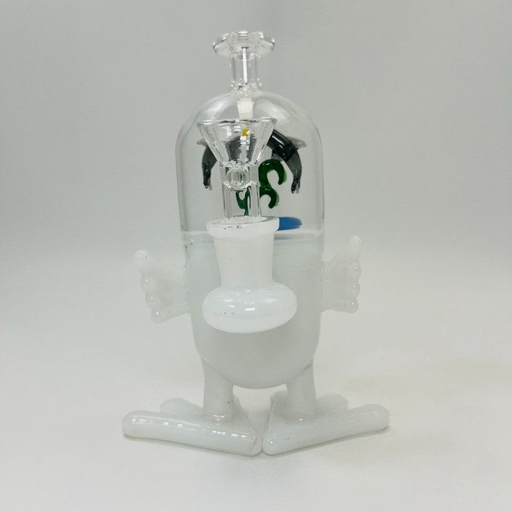 Animal Design Waterpipe With Dolphin Perc - 7 Inch - Assorted - WP-3385