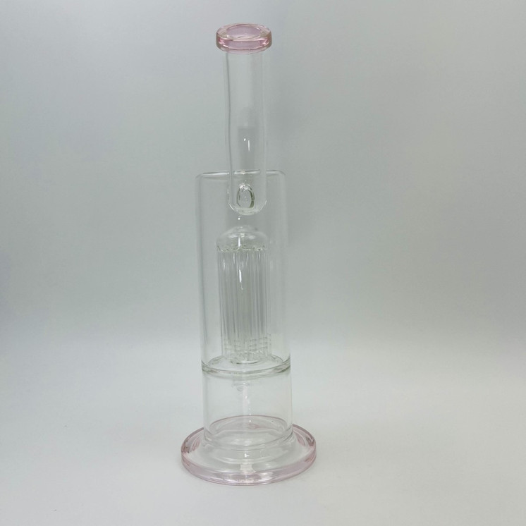 Bent Neck Waterpipe With Tree Perc - 14 Inch - Assorted - WP-2014