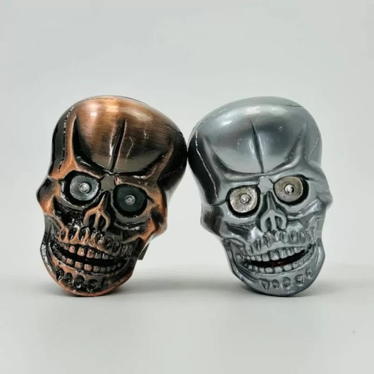 Clickit Skull Lighter With Flame And Sound