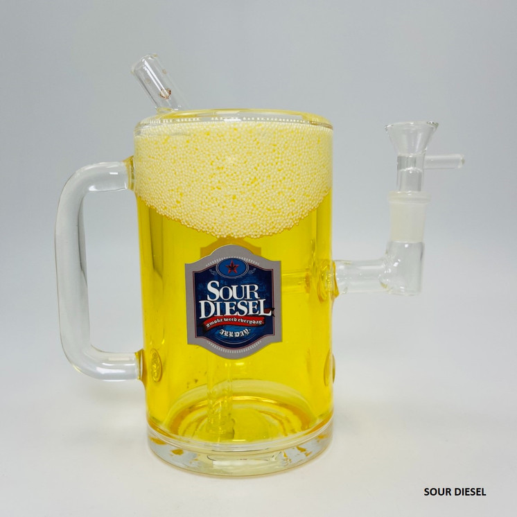 Dabtized Beer Mug Piece Waterpipe - 7 Inch