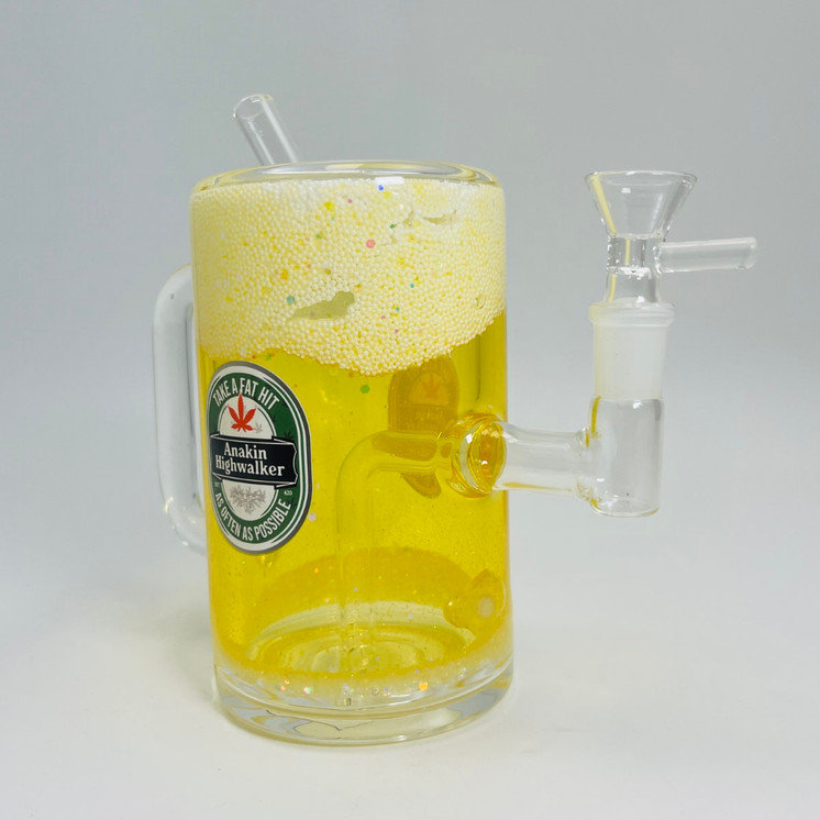 Dabtized Beer Mug Piece Waterpipe - 7 Inch