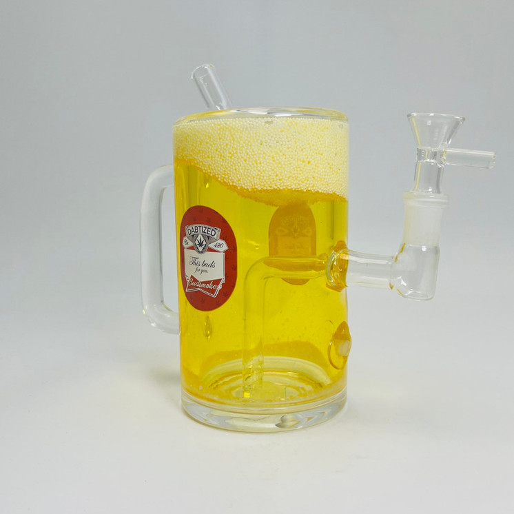 Dabtized Beer Mug Piece Waterpipe - 7 Inch