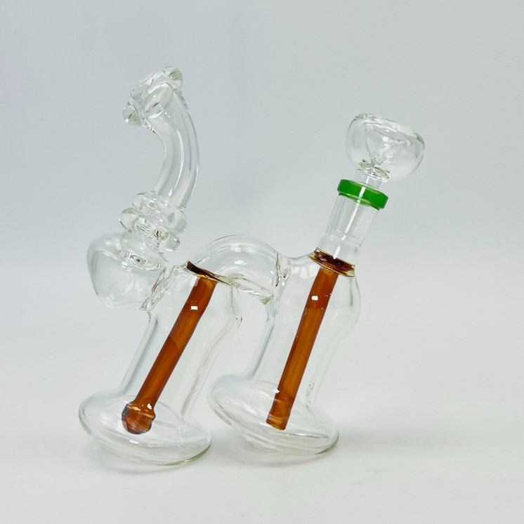 Double Chamber Bubbler - 7 Inch - AGB20