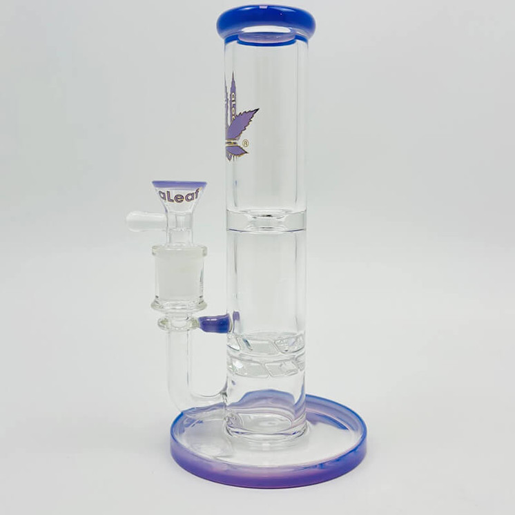 Aleaf Waterpipe 8 Inch - Straight (Al6218)-purple