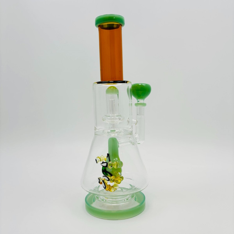 Beaker Waterpipe With Claw And Ufo Perc - 13 Inch - WPAG331