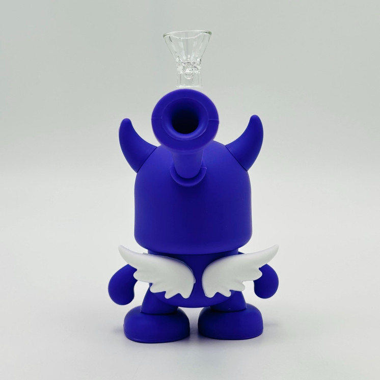 Evil Cow Silicone Waterpipe - 6 Inch - Assored - SL5094 - Price Per Piece
