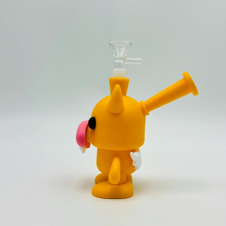 Evil Cow Silicone Waterpipe - 6 Inch - Assored - SL5094 - Price Per Piece