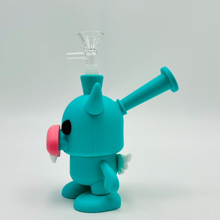 Evil Cow Silicone Waterpipe - 6 Inch - Assored - SL5094 - Price Per Piece