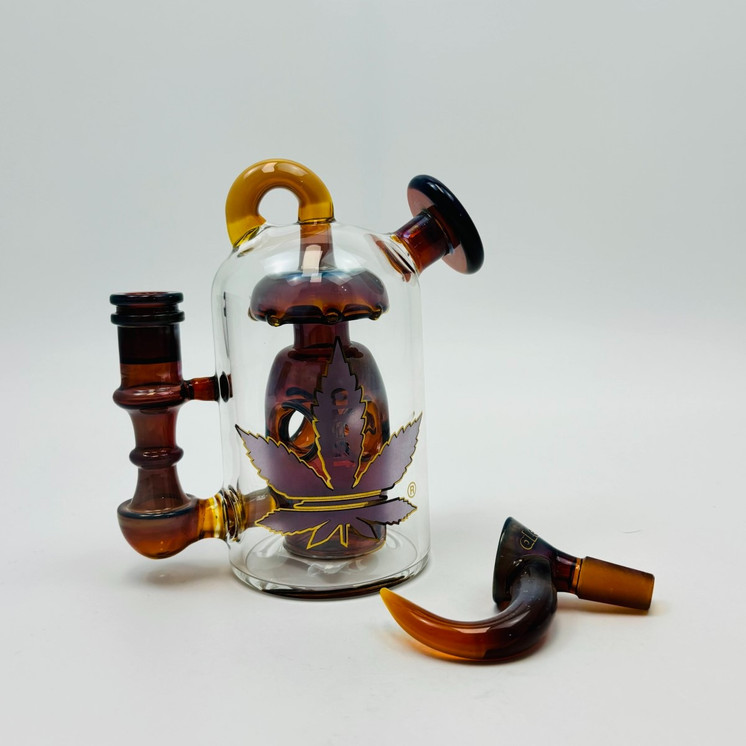 Aleaf Oasis Perc Waterpipe - 7 Inch - AL6122