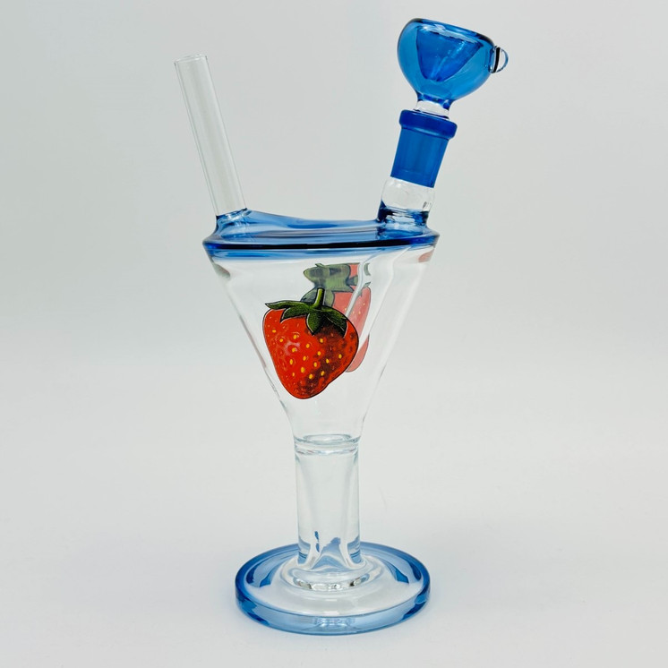 Drink Martini Waterpipe - 8 Inch - Assorted - WPAG314 - Price Per Piece