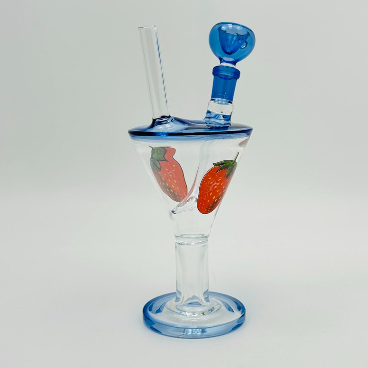 Drink Martini Waterpipe - 8 Inch - Assorted - WPAG314 - Price Per Piece