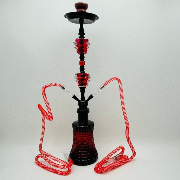 Luxor Shisha Hookah With Double Ball - 2 Hose - 26 Inch - NP21-29
