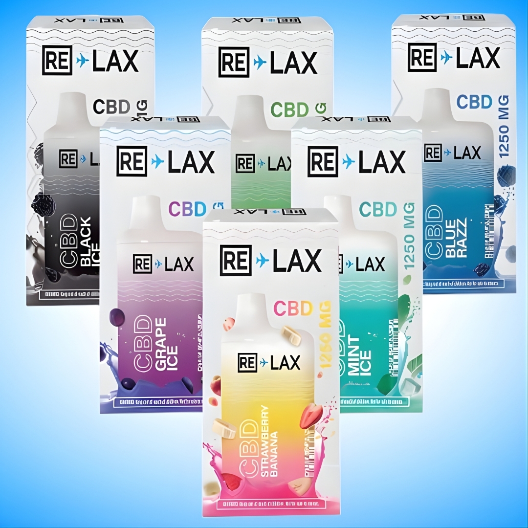 RE-LAX 1250MG CBD DISPOSABLE 5000 PUFFS