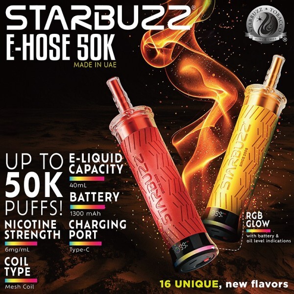 STARBUZZ E-HOSE 50000 Puffs Disposable Vape