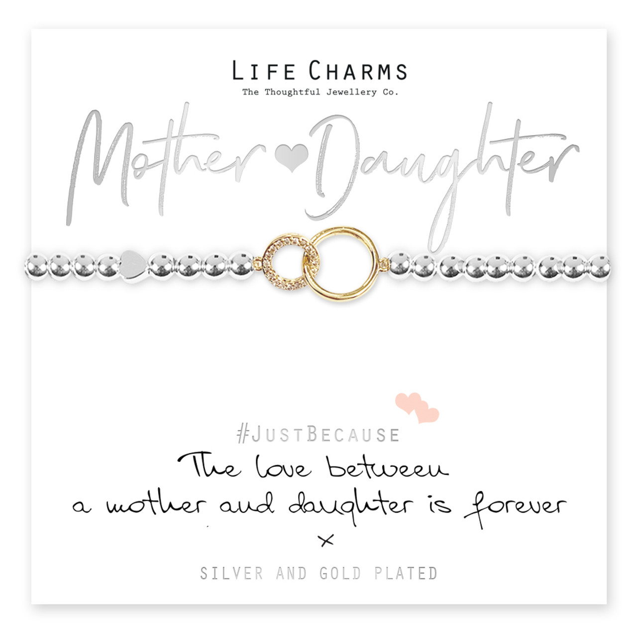 Just Because Love Between Mother & Daughter Bracelet