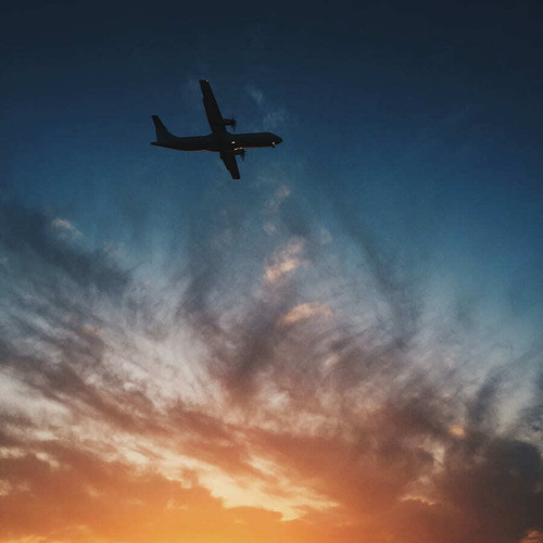 Sunset Plane