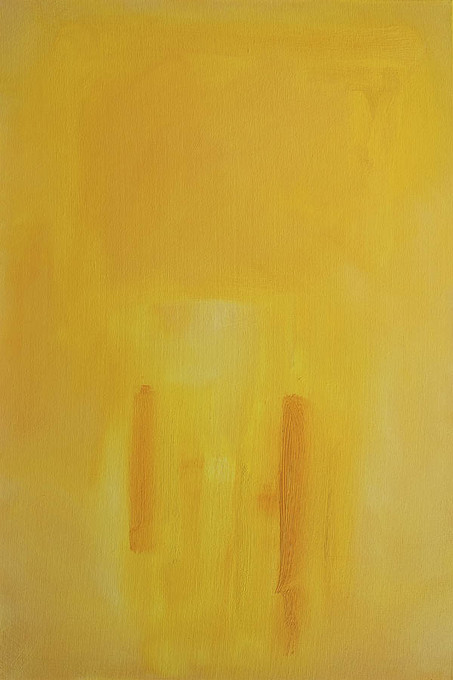 Figures in a Souk Yellow