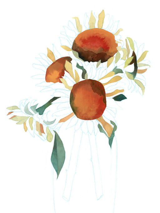 Unfinished Sunflower