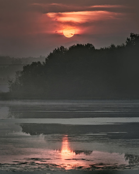 Sun Breaks Through the Haze, Michigan
