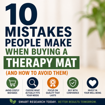 10 Mistakes People Make When Buying a Therapy Mat (And How to Avoid Them)