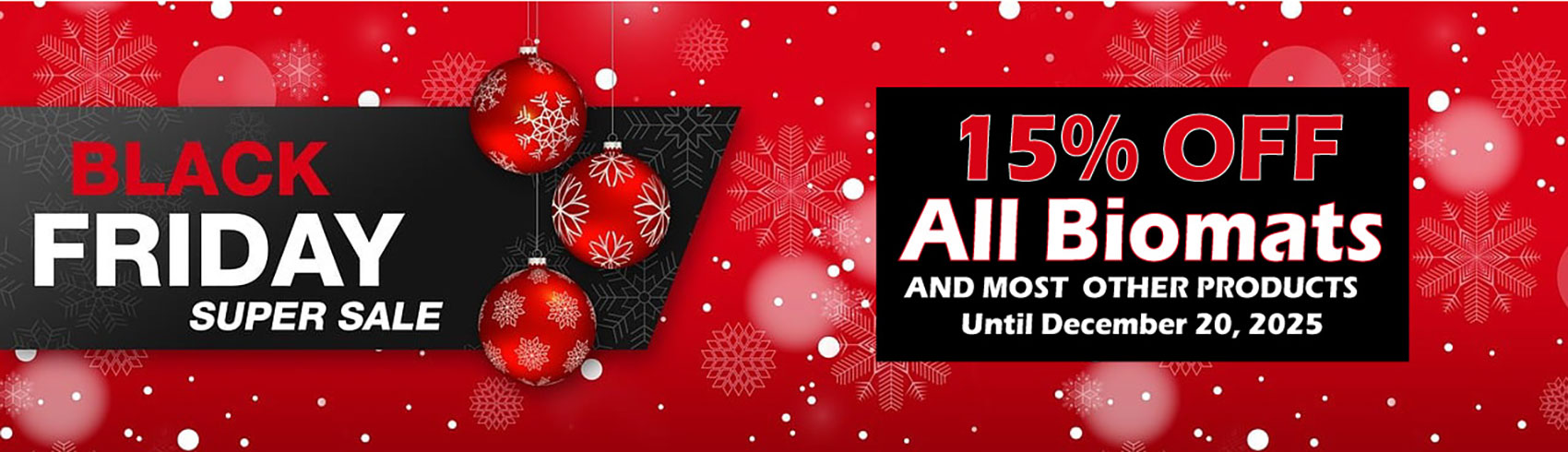 Black Friday Biomat Sale 2025