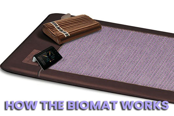 Biomat Single with "How the Biomat Works" in text below it