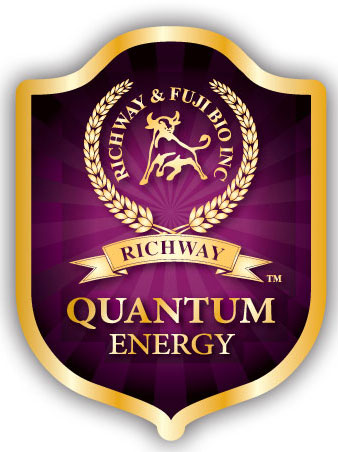 Richay & Fuji Bio Inc.'s Quantum Energy shield logo