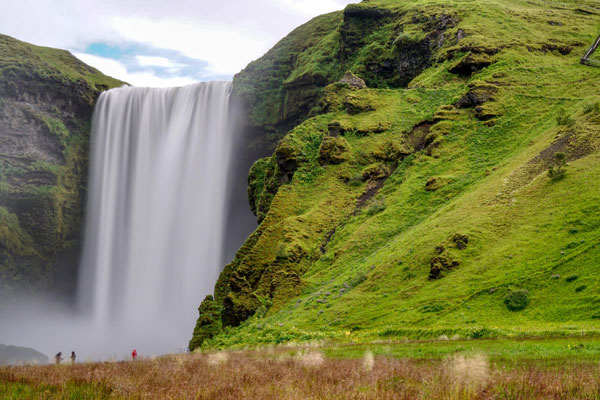 Waterfall in the mountains