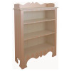 Harry's Bookcase-Striped Pink and White