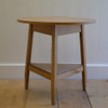 Modern Cricket Table in English pine stain