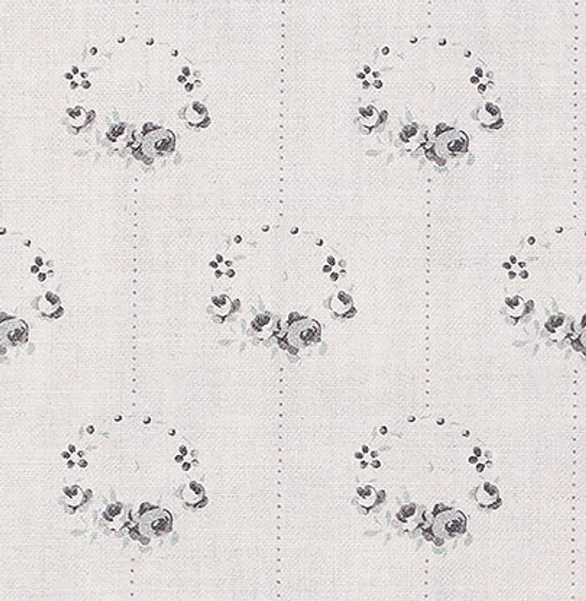 Wreath Charcoal On Cream Linen English Farmhouse Furniture Inc Wreath Charcoal On Cream Linen English Farmhouse Furniture Inc