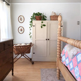 French Farm Spindle Bed in english pine