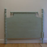 Saundra Spindle Headboard - Aqua