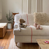 English Roll-Arm in french grain sack English Roll-Arm in french grain sack