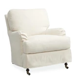 ENGLISH FARMHOUSE ROLL ARM CHAIR