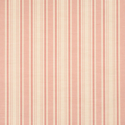 Bennison Plain Stripe - Pink on Beige