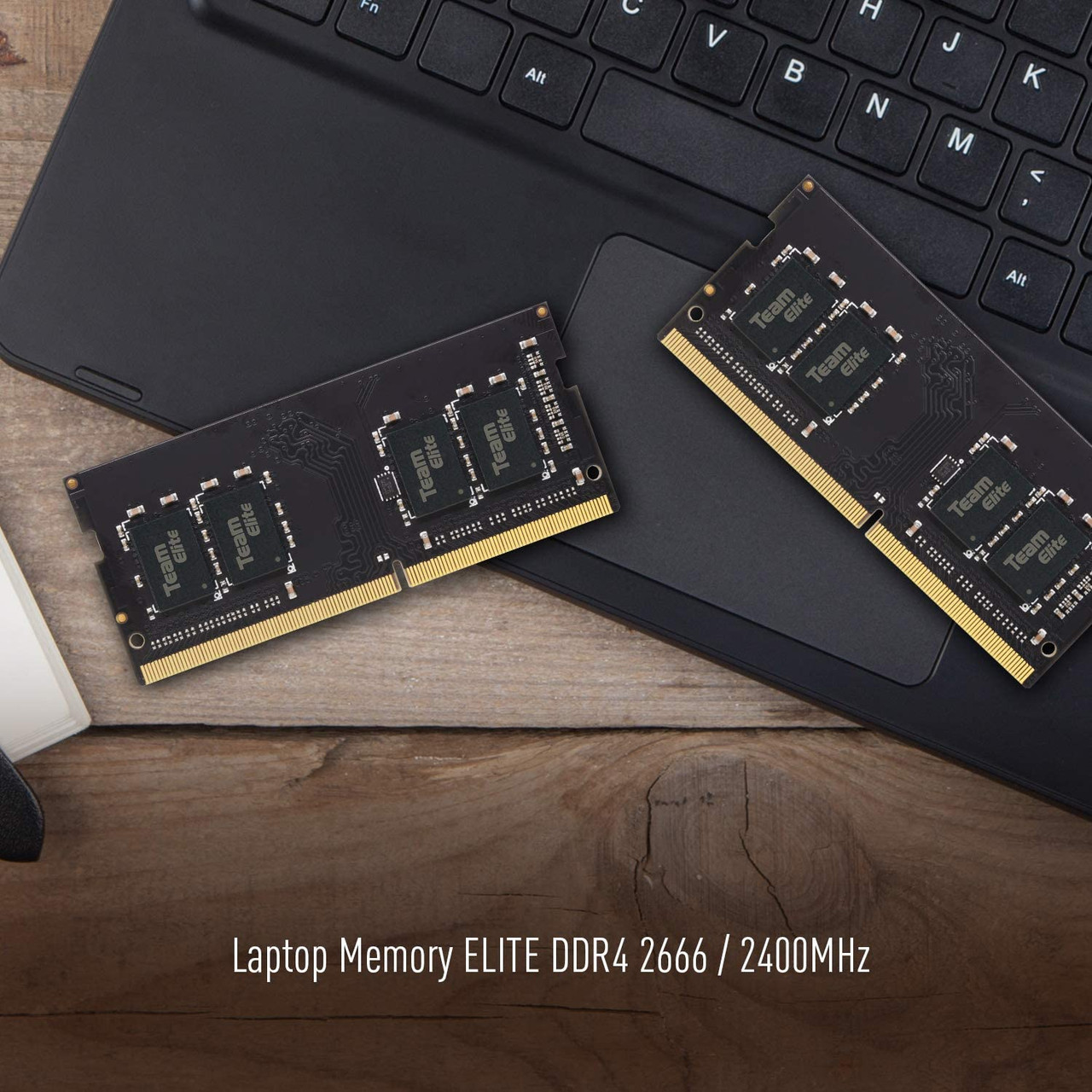 TEAMGROUP Elite DDR4 32GB シングル (1 x 32GB) 2666MHz (PC4-21300) CL19 アンバ 