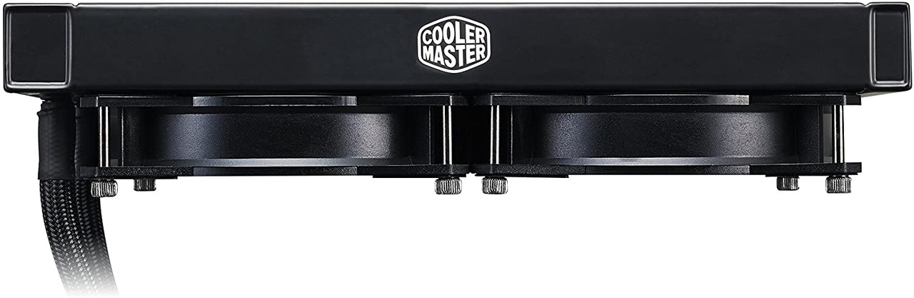 Cooler Master MasterLiquid ML240L RGB Close-Loop CPU Liquid Cooler, 240mm Radiator, Dual Chamber RGB Pump, Dual MF120R RGB Fans, RGB Lighting for AMD Ryzen/Intel LGA1200/1151