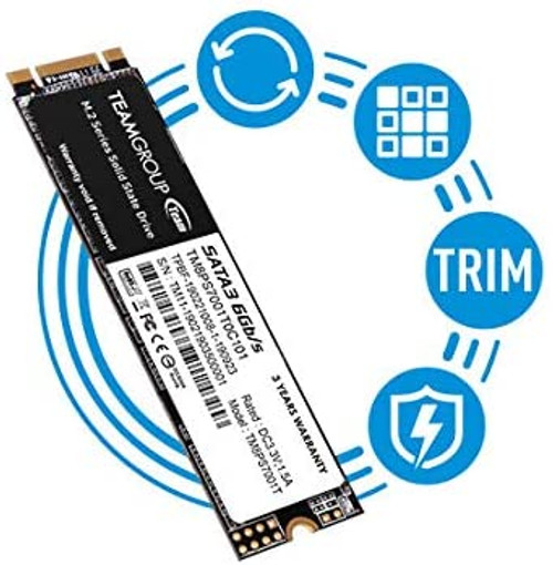 TEAMGROUP MS30 512GB SATA Rev. 3.0 (6Gb/s) M.2 Solid State Drive SSD (Read/Write Speed up to 550/480 MB/s) TM8PS7512G0C101