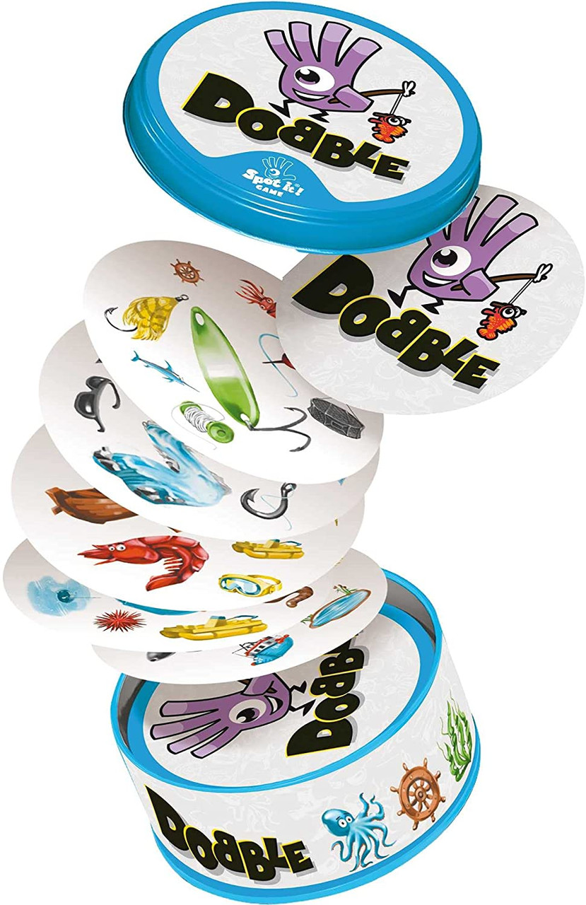 Dobble Family Game. In original protective plastic but with puncture (see  photo)