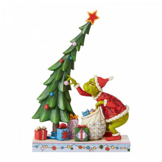 The Grinch Undecorating The Christmas Tree Figurine by Jim Shore
