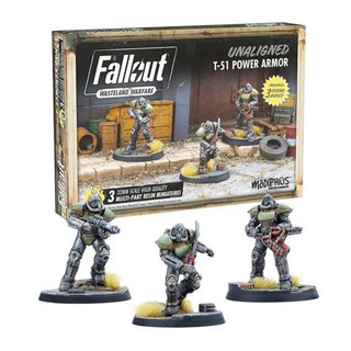 Fallout Wasteland Warfare Unaligned t-51 Power Armor