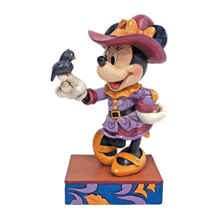 Disney Traditions Minnie Scarecrow Figurine By Jim Shore