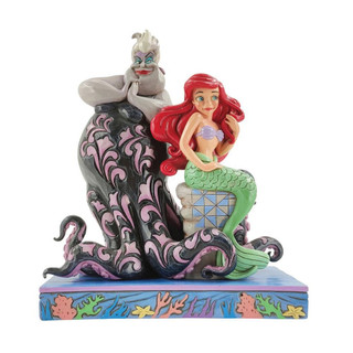 Disney Traditions Ursula and Ariel Figurine By Jim Shore